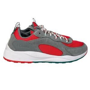 Columbia Pivot Waterproof Hiking Sneakers Shoes Size 8 Gray Red